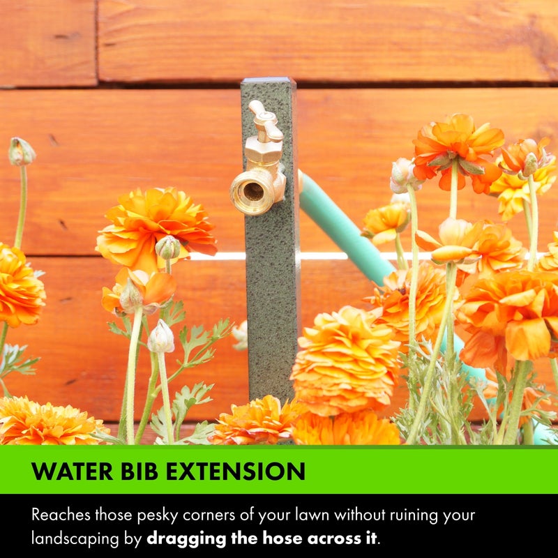 Yard Butler Garden Hose Bib Extender, IHBE-6 - Durable Hose Stand for Keeping It Elevated - Convenient Garden Accessory - Rust-Resistant - Anti-Kink Design - Easy Installation - Image 5